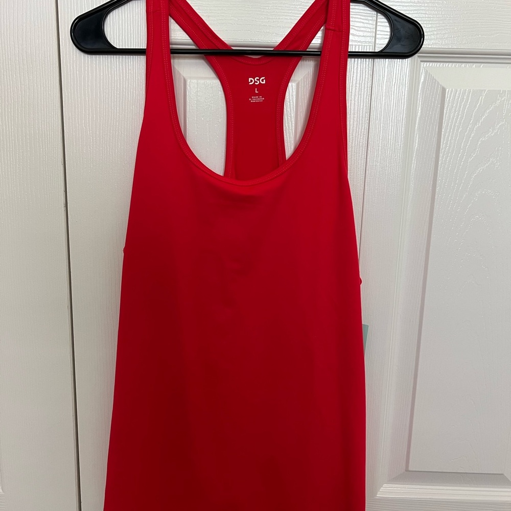 DSG Women's Vibrant Red Tank Top